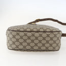 GUCCI GG Supreme Web Sherry Line Bag PVC Beige Gold 89 02 077 Auth 159354-9