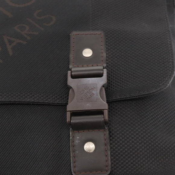 LOUIS VUITTON Damier Geant Roux Shoulder Bag Black M93079 LV Auth 159355