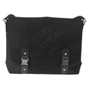 LOUIS VUITTON Damier Geant Roux Shoulder Bag Black M93079 LV Auth 159355-13