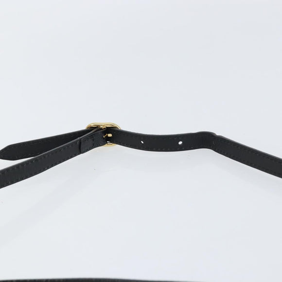 GUCCI Sherry Line Shoulder Bag Suede Red Gold Navy 550620 Auth 159356