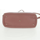 GUCCI Bamboo Hand Bag Leather 2way Pink Gold 323660 Auth 159357-5