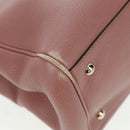 GUCCI Bamboo Hand Bag Leather 2way Pink Gold 323660 Auth 159357-10
