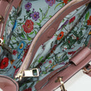 GUCCI Bamboo Hand Bag Leather 2way Pink Gold 323660 Auth 159357-11