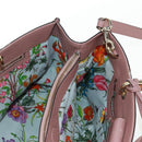 GUCCI Bamboo Hand Bag Leather 2way Pink Gold 323660 Auth 159357-23