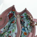 GUCCI Bamboo Hand Bag Leather 2way Pink Gold 323660 Auth 159357-24
