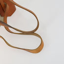 HERMES Herbag Ad PM Backpack Canvas Leather 2way Beige Silver Auth 159367-9