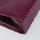Salvatore Ferragamo Gancini Shoulder Bag Leather Purple Gold Auth 159368-16