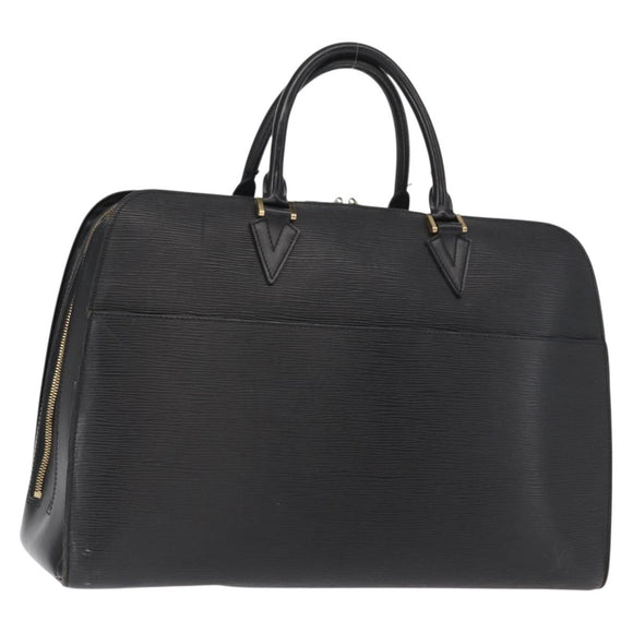 LOUIS VUITTON Epi Sorbonne Business Bag Black M54512 LV Auth 159371
