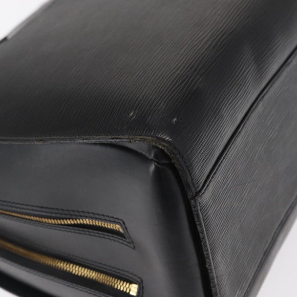 LOUIS VUITTON Epi Sorbonne Business Bag Black M54512 LV Auth 159371