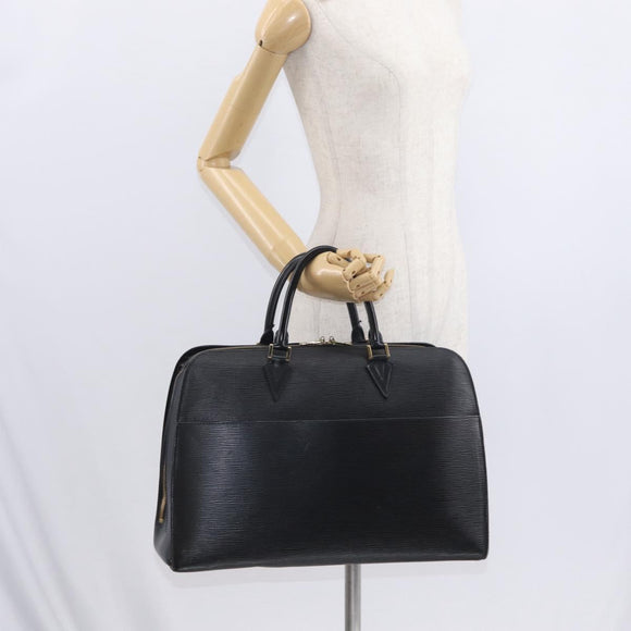 LOUIS VUITTON Epi Sorbonne Business Bag Black M54512 LV Auth 159371