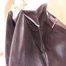CELINE C Sulky Horse Carriage Shoulder Bag PVC Beige Gold Auth 159376-21