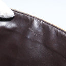 CELINE C Sulky Horse Carriage Shoulder Bag PVC Beige Gold Auth 159376-12