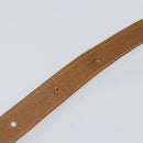 CELINE C Sulky Horse Carriage Shoulder Bag PVC Beige Gold Auth 159376-9