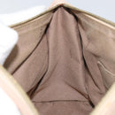 FENDI Zucchino Canvas Hand Bag Multicolor Gold Auth 159377-20