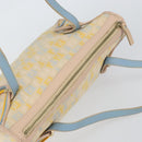 FENDI Zucchino Canvas Hand Bag Multicolor Gold Auth 159377-6