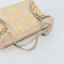 FENDI Zucchino Canvas Hand Bag Multicolor Gold Auth 159377-7