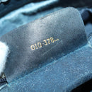 GUCCI GG Supreme Sherry Line Shoulder Bag PVC Navy Gold 010 378 Auth 159381-12