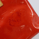 LOUIS VUITTON Monogram Vernis Reade PM Hand Bag Red Rouge M91088 LV Auth 159382-10