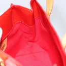 LOUIS VUITTON Monogram Vernis Reade PM Hand Bag Red Rouge M91088 LV Auth 159382-19