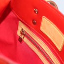 LOUIS VUITTON Monogram Vernis Reade PM Hand Bag Red Rouge M91088 LV Auth 159382-21