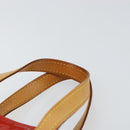 LOUIS VUITTON Monogram Vernis Reade PM Hand Bag Red Rouge M91088 LV Auth 159382-8
