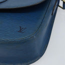 LOUIS VUITTON Epi Saint Cloud GM Shoulder Bag Toledo Blue M52195 LV Auth 159383-10