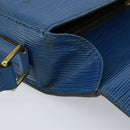 LOUIS VUITTON Epi Saint Cloud GM Shoulder Bag Toledo Blue M52195 LV Auth 159383-18