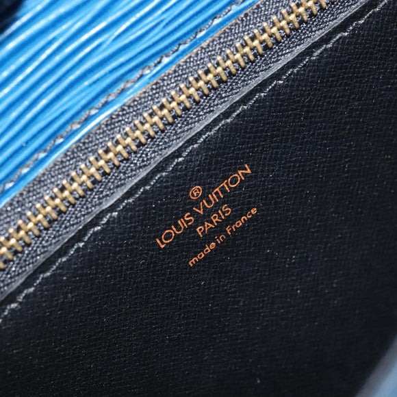 LOUIS VUITTON Epi Saint Cloud GM Shoulder Bag Toledo Blue M52195 LV Auth 159383