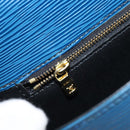 LOUIS VUITTON Epi Saint Cloud GM Shoulder Bag Toledo Blue M52195 LV Auth 159383-23
