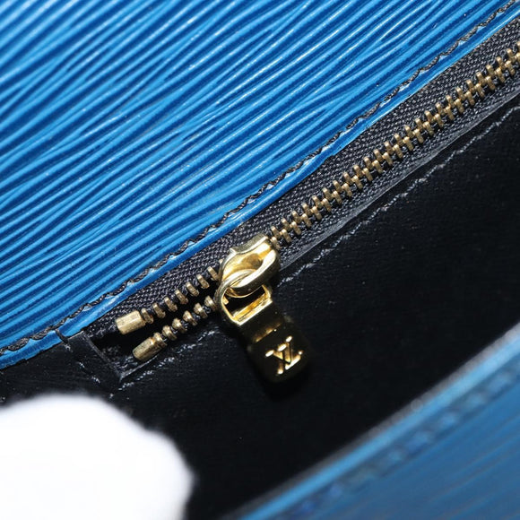 LOUIS VUITTON Epi Saint Cloud GM Shoulder Bag Toledo Blue M52195 LV Auth 159383