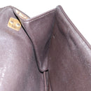 Christian Dior Trotter Canvas Shoulder Bag Beige Gold Auth 159384-21