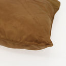 PRADA Shoulder Bag Nylon Brown Silver Auth 159385-10