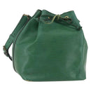 LOUIS VUITTON Epi Petit Noe Shoulder Bag Green M44104 LV Auth 159386-1