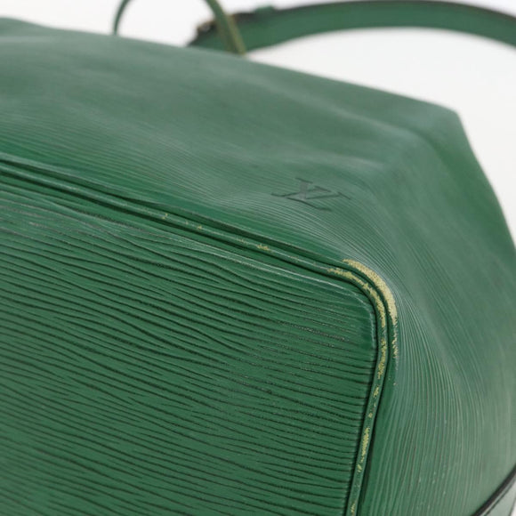 LOUIS VUITTON Epi Petit Noe Shoulder Bag Green M44104 LV Auth 159386