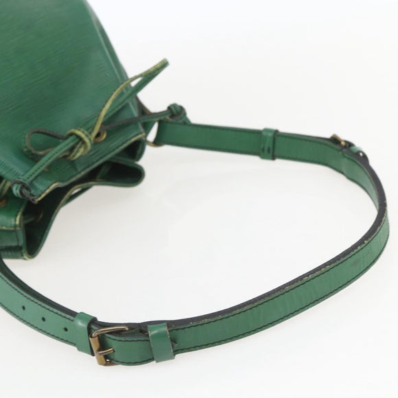 LOUIS VUITTON Epi Petit Noe Shoulder Bag Green M44104 LV Auth 159386