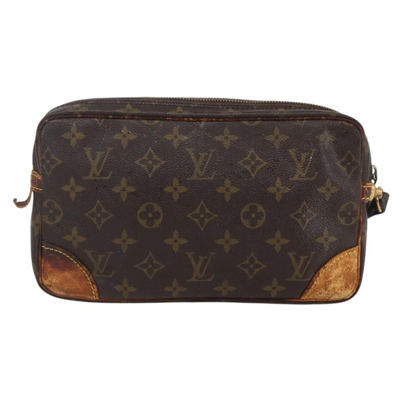 LOUIS VUITTON Monogram Marly Dragonne GM Clutch Bag M51825 LV Auth 159390