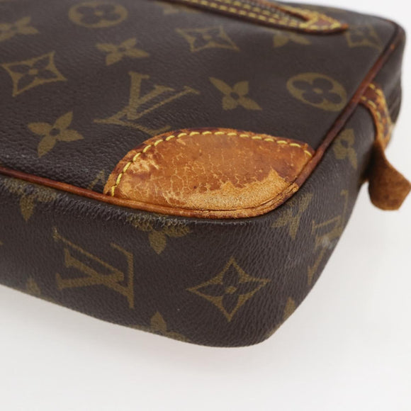 LOUIS VUITTON Monogram Marly Dragonne GM Clutch Bag M51825 LV Auth 159390