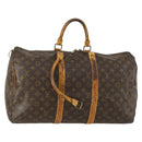 LOUIS VUITTON Monogram Keepall 50 Boston Bag M41426 LV Auth 159391-1