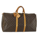 LOUIS VUITTON Monogram Keepall 55 Boston Bag M41424 LV Auth 159392-1