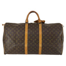 LOUIS VUITTON Monogram Keepall 55 Boston Bag M41424 LV Auth 159392-2