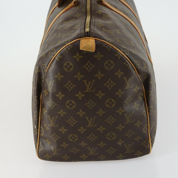 LOUIS VUITTON Monogram Keepall 55 Boston Bag M41424 LV Auth 159392