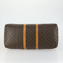 LOUIS VUITTON Monogram Keepall 55 Boston Bag M41424 LV Auth 159392-5