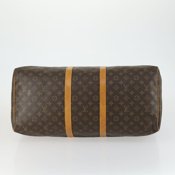 LOUIS VUITTON Monogram Keepall 55 Boston Bag M41424 LV Auth 159392