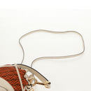 FENDI Zucchino Canvas Mini Montrezor Hand Bag 2way Orange Gold Auth 159396V-15