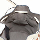 FENDI Zucchino Canvas Mini Montrezor Hand Bag 2way Orange Gold Auth 159396V-23