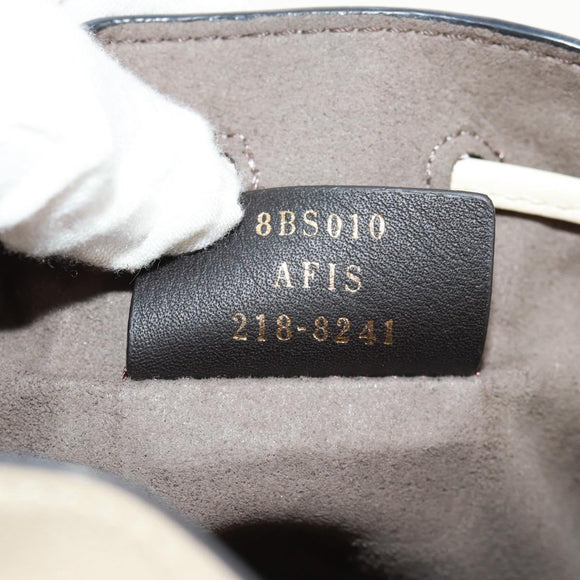 FENDI Zucchino Canvas Mini Montrezor Hand Bag 2way Orange Gold Auth 159396V