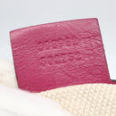 GUCCI Soho Chain Tote Bag Red Gold Auth 159398-12