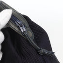 LOEWE Shoulder Bag Nylon Navy Gold Auth 159401-10