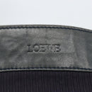 LOEWE Shoulder Bag Nylon Navy Gold Auth 159401-11