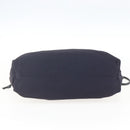 LOEWE Shoulder Bag Nylon Navy Gold Auth 159401-5